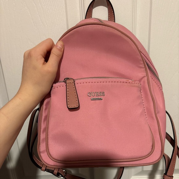 GUESS Pink Backpack - Picture 1 of 4